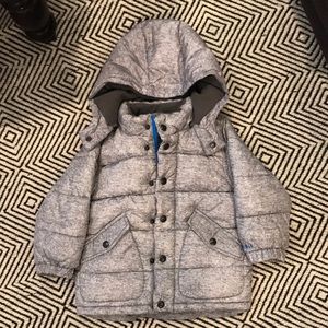Gap Heather Grey 3T Puffer Jacket